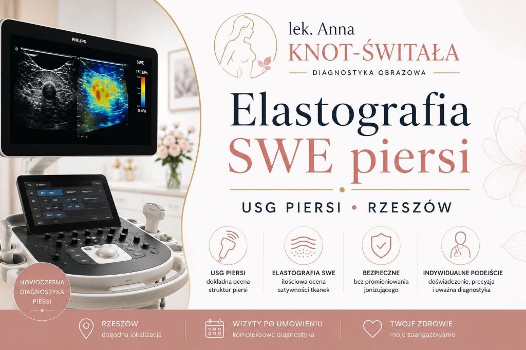elastografia SWE piersi Rzeszów – Anna Knot-Świtała